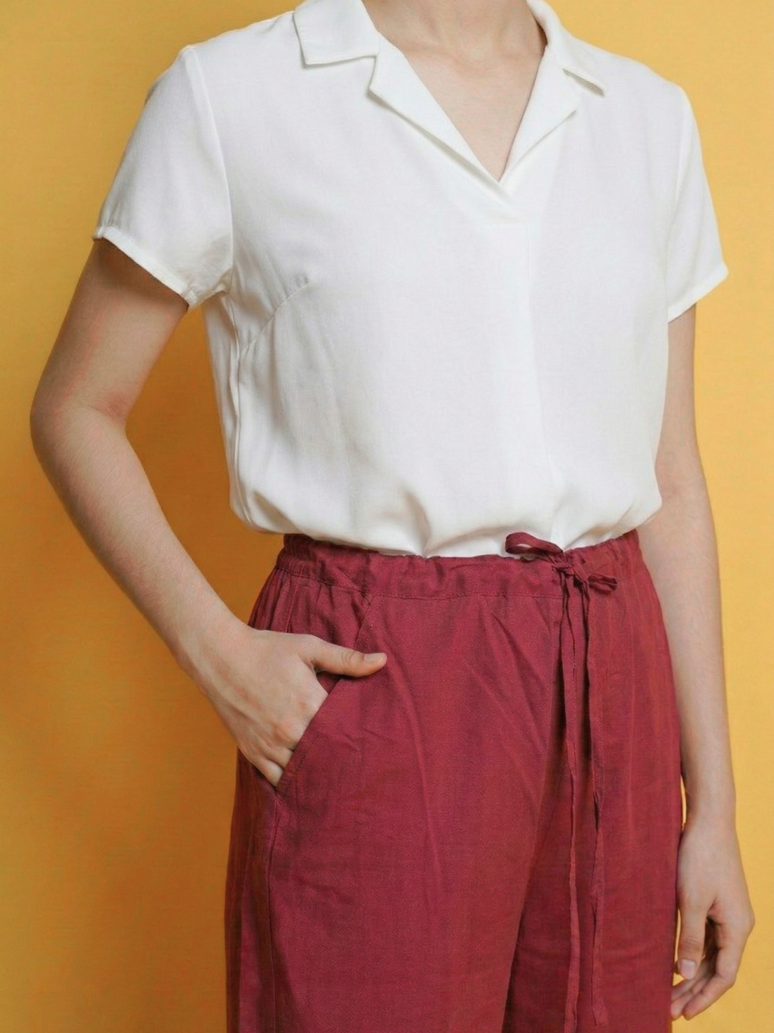 Maroon Palazzo