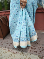 Powder Blue Saree