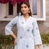 Ice Blue Kurta(Pant Not Included)