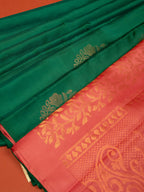 Green Color Pure Silk Zari Work Saree