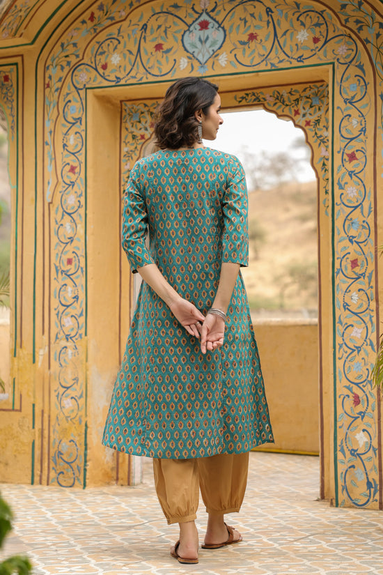 Mayuri Handblock  Kurta-Collection of Hand Block Printed