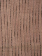 Pinkish Beige Colour Cotton Handloom Self Weaned Saree