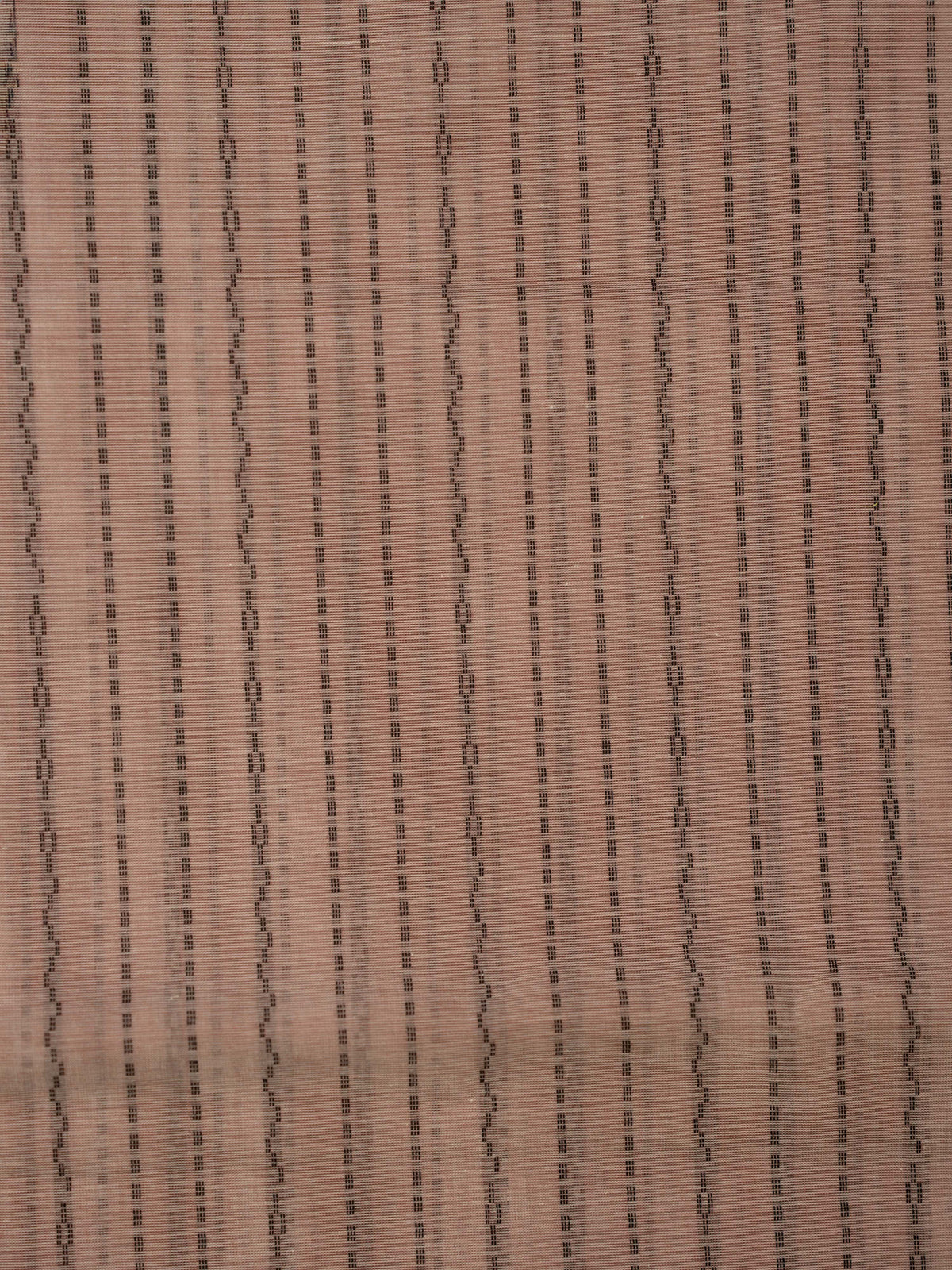 Pinkish Beige Colour Cotton Handloom Self Weaned Saree