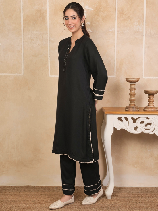 Black Kurta Pant