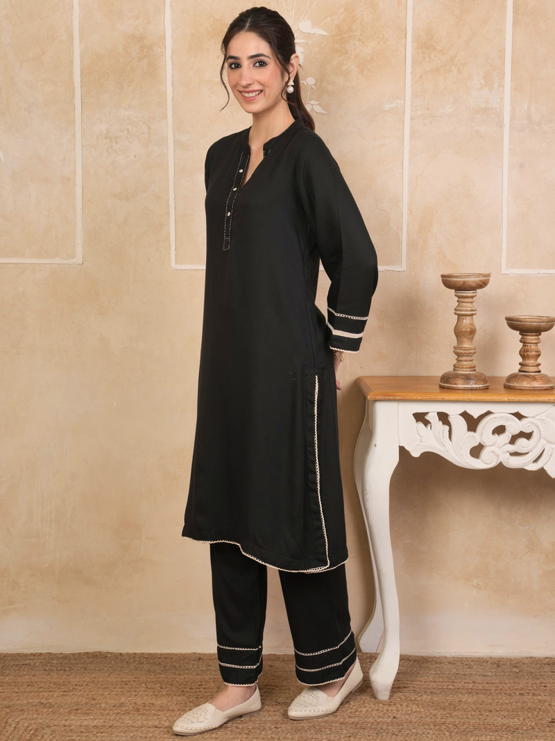 Black Kurta Pant