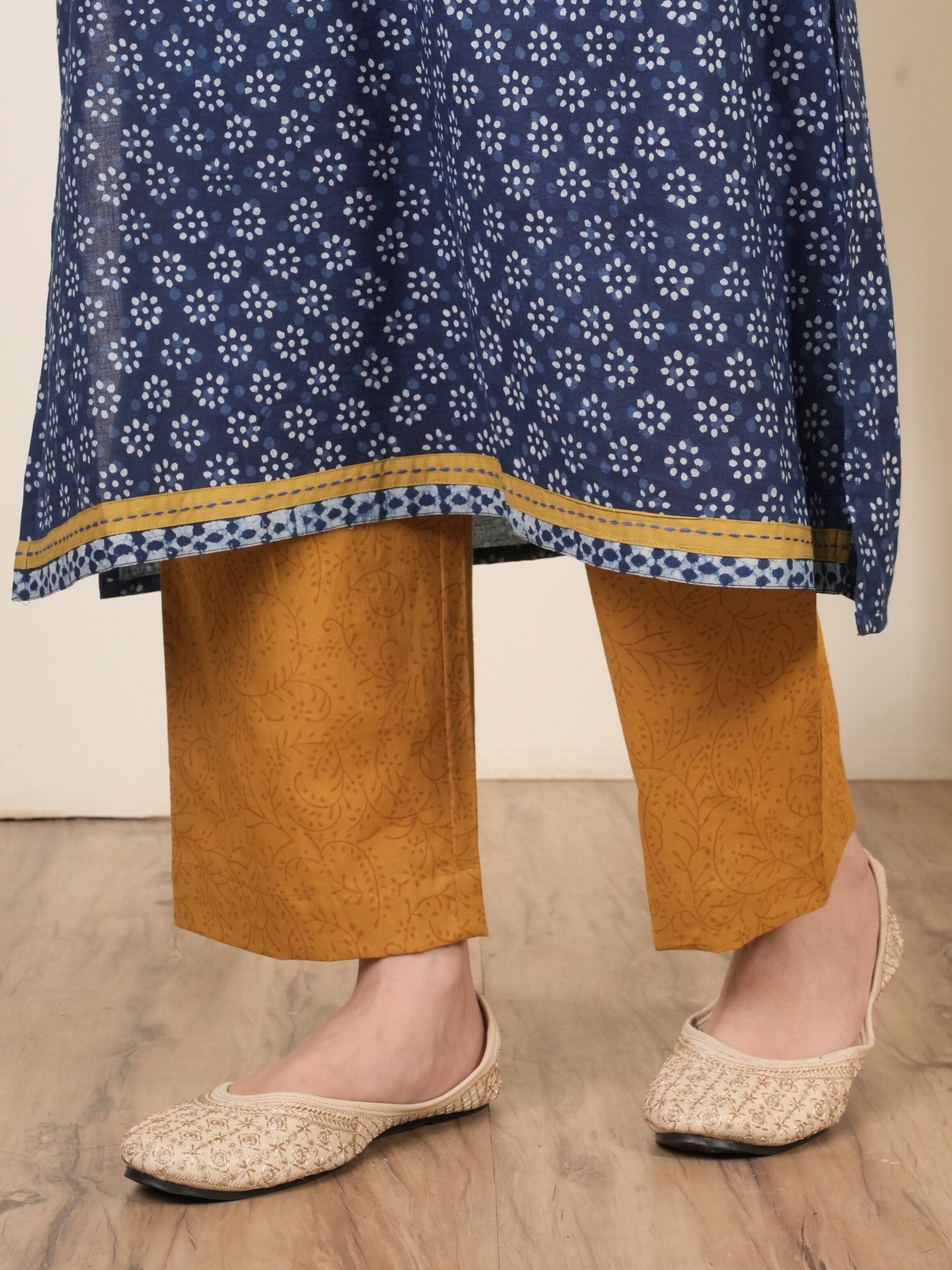 Indigo Cotton Complete Suit Set