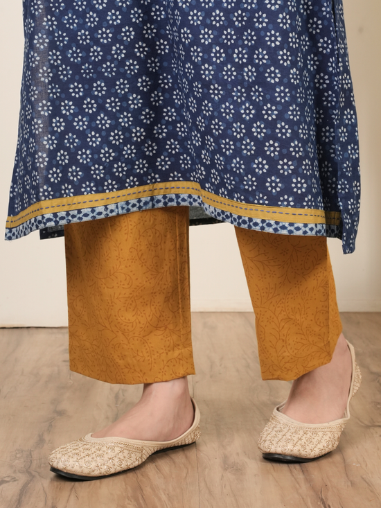 Indigo Cotton Complete Suit Set