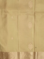 Pista Green Pure Silk Zari Work and Border Saree