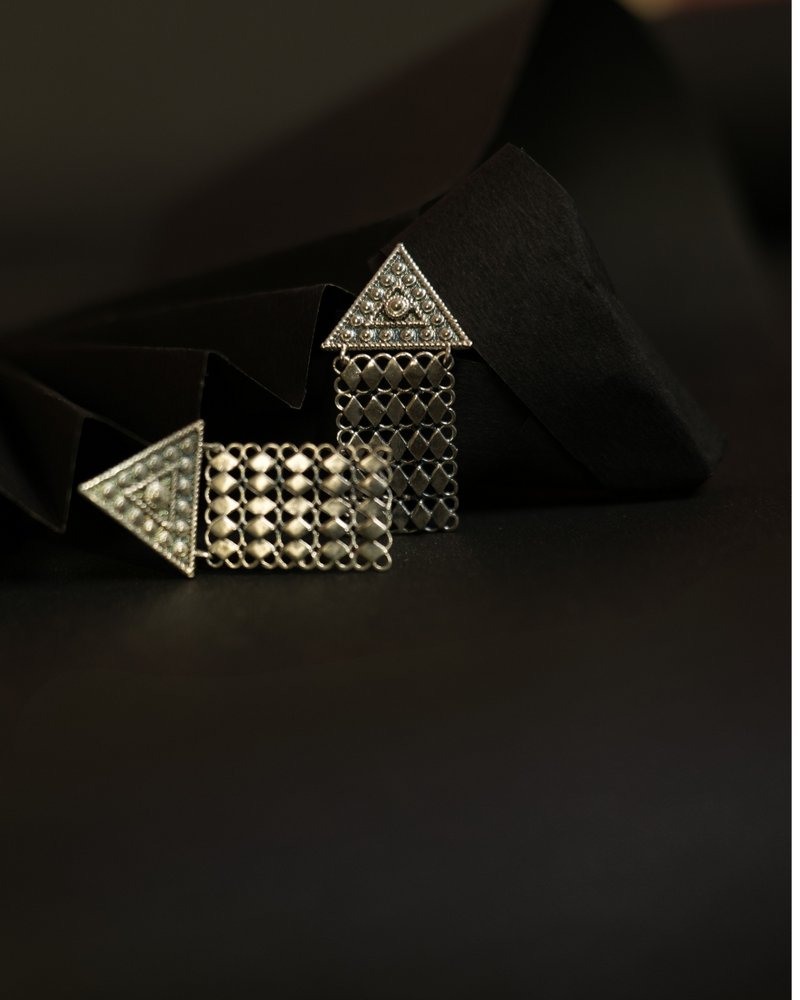 Arrow Charm German Silver Earrings