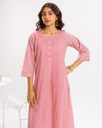 Soft Pink Kurta Pant