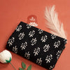 Black Color Cotton Block Printed Saree