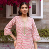 Blush Pink Kurta(Pant And Dupatta Not Included)