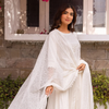 Ivory White Kurta Dupatta (Pant Not Included)