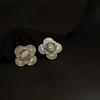 Floral Charm Silver Studs