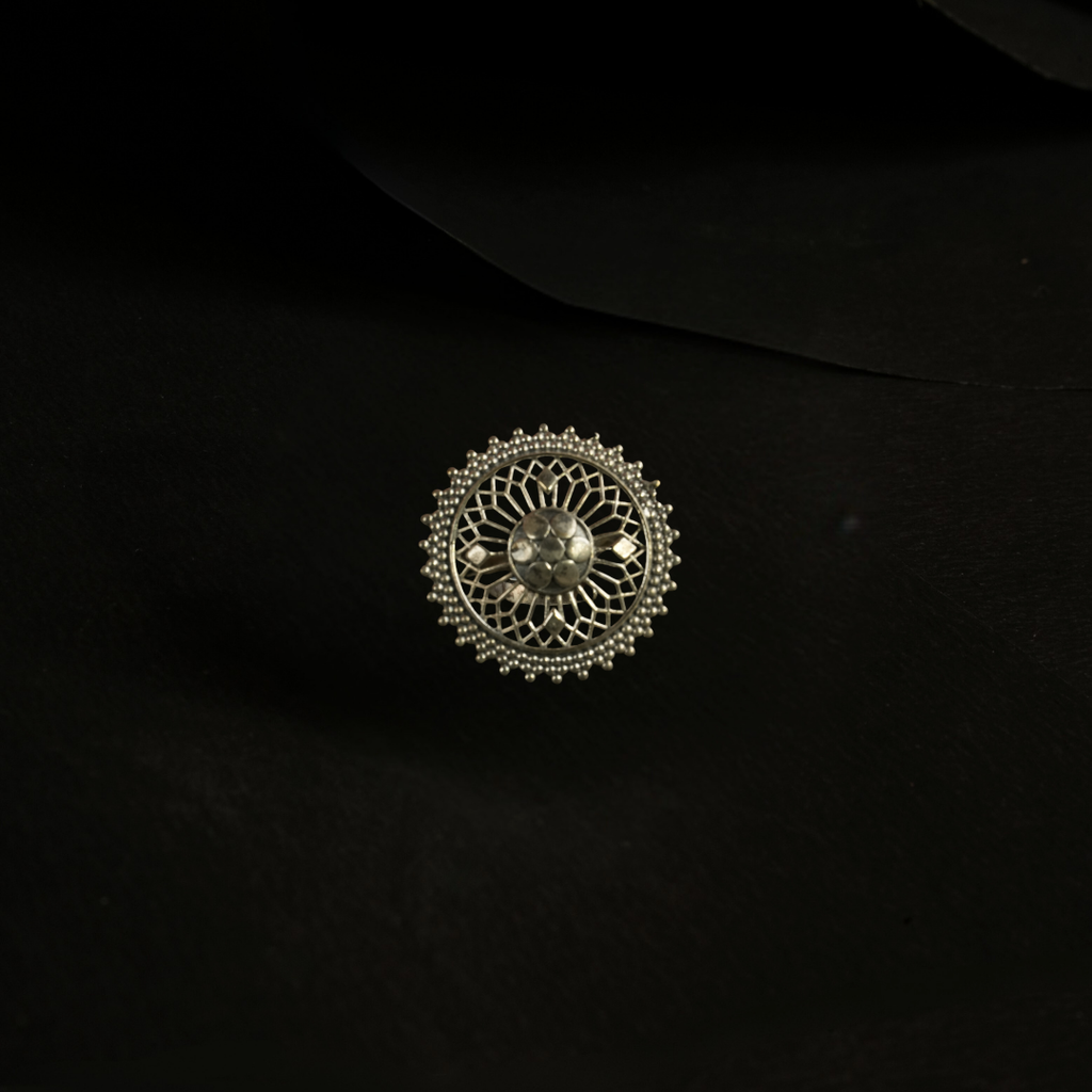 Kriti Mandala Adjustable Finger Ring