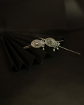 TEARDROP SILVER EARRINGS