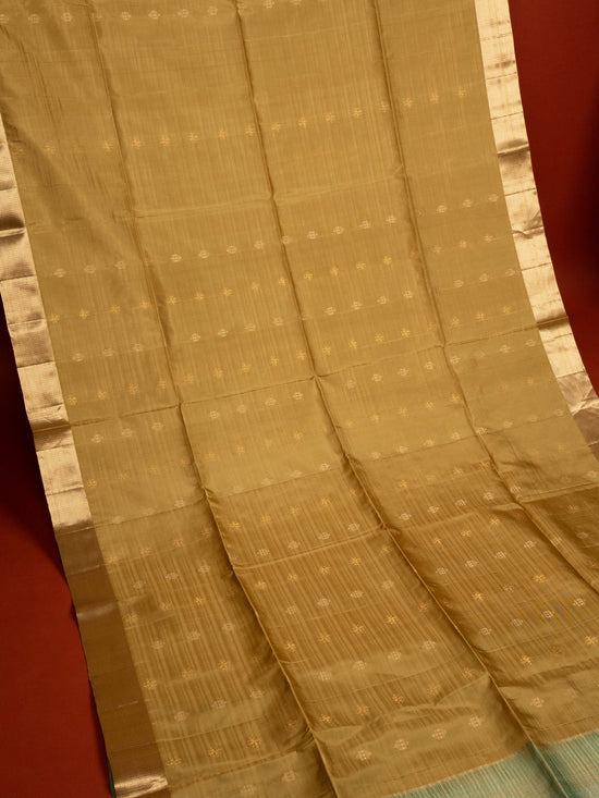 Mehndi Green Colour Pure Silk Zari Work Saree