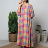 Multicolor Premium Cotton Round With Collar Embroidery Kurta Pant For Women's