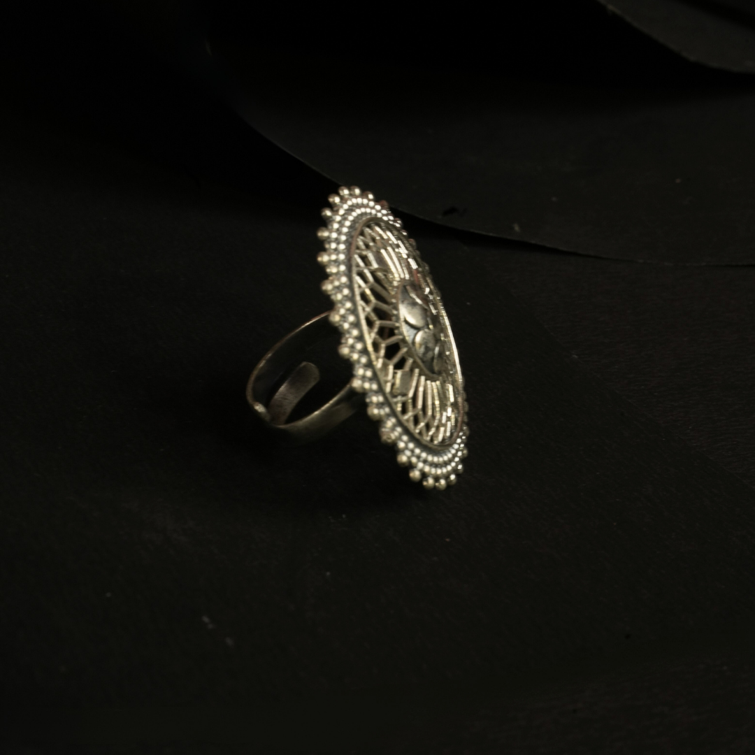 Kriti Mandala Adjustable Finger Ring