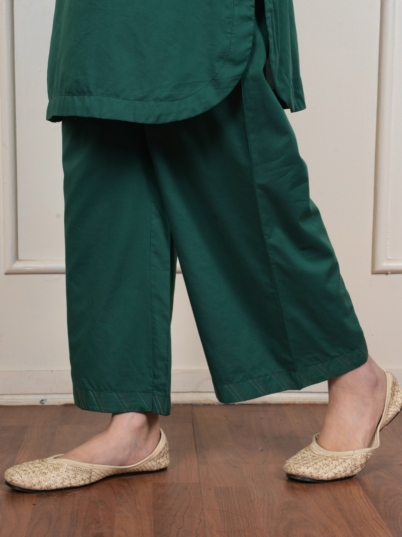 Dark Green Kurta Pant
