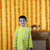 Boys Bright Yellow Cotton Kurta