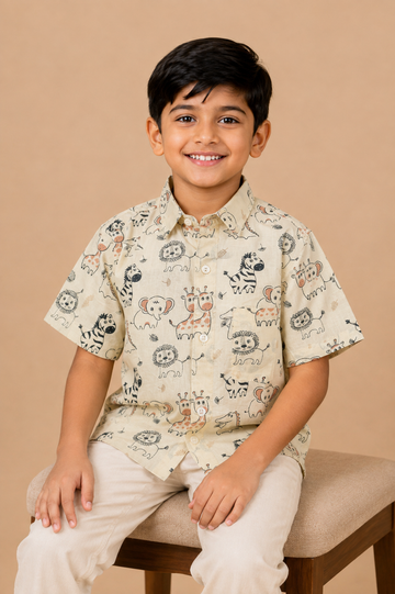 Beige Shirt
