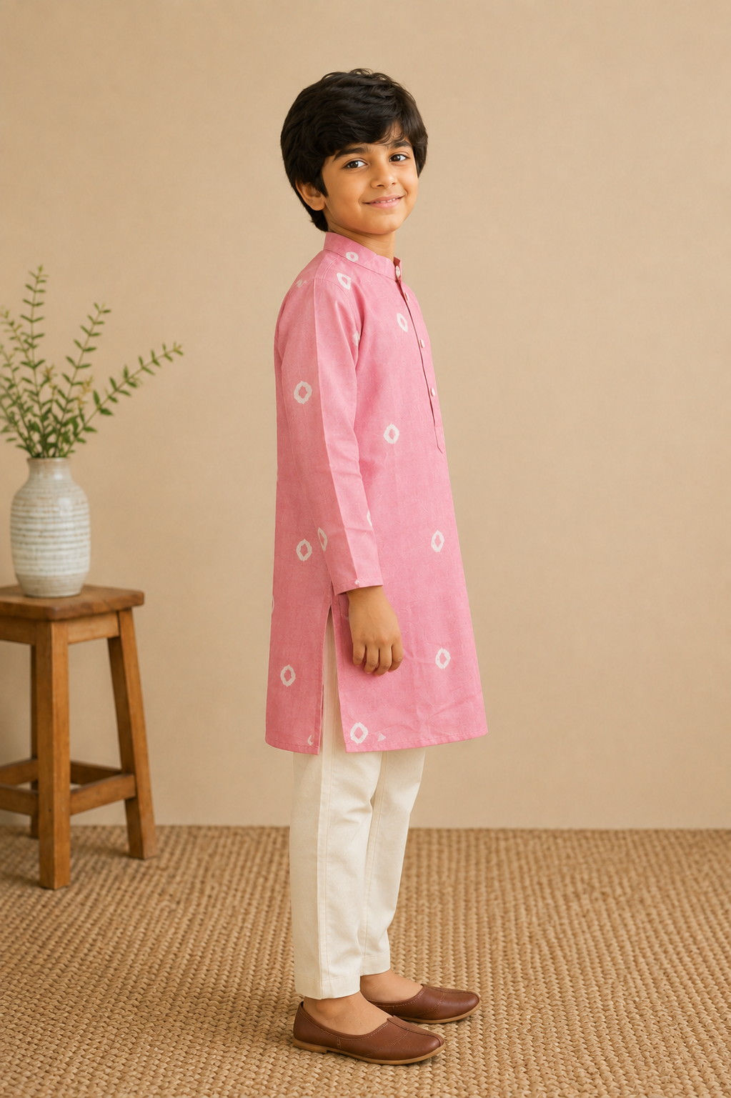 Pink Kurta