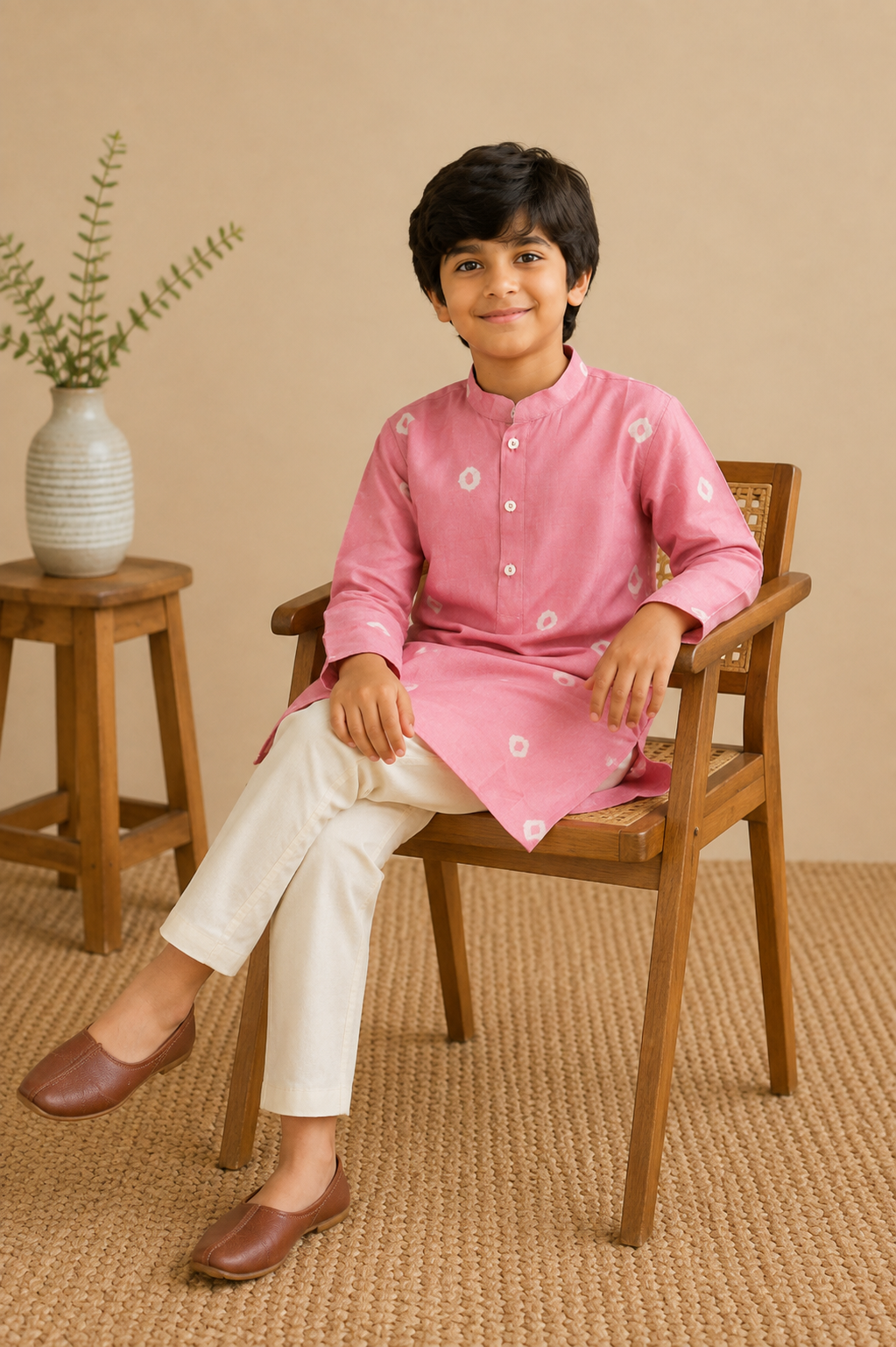 Pink Kurta