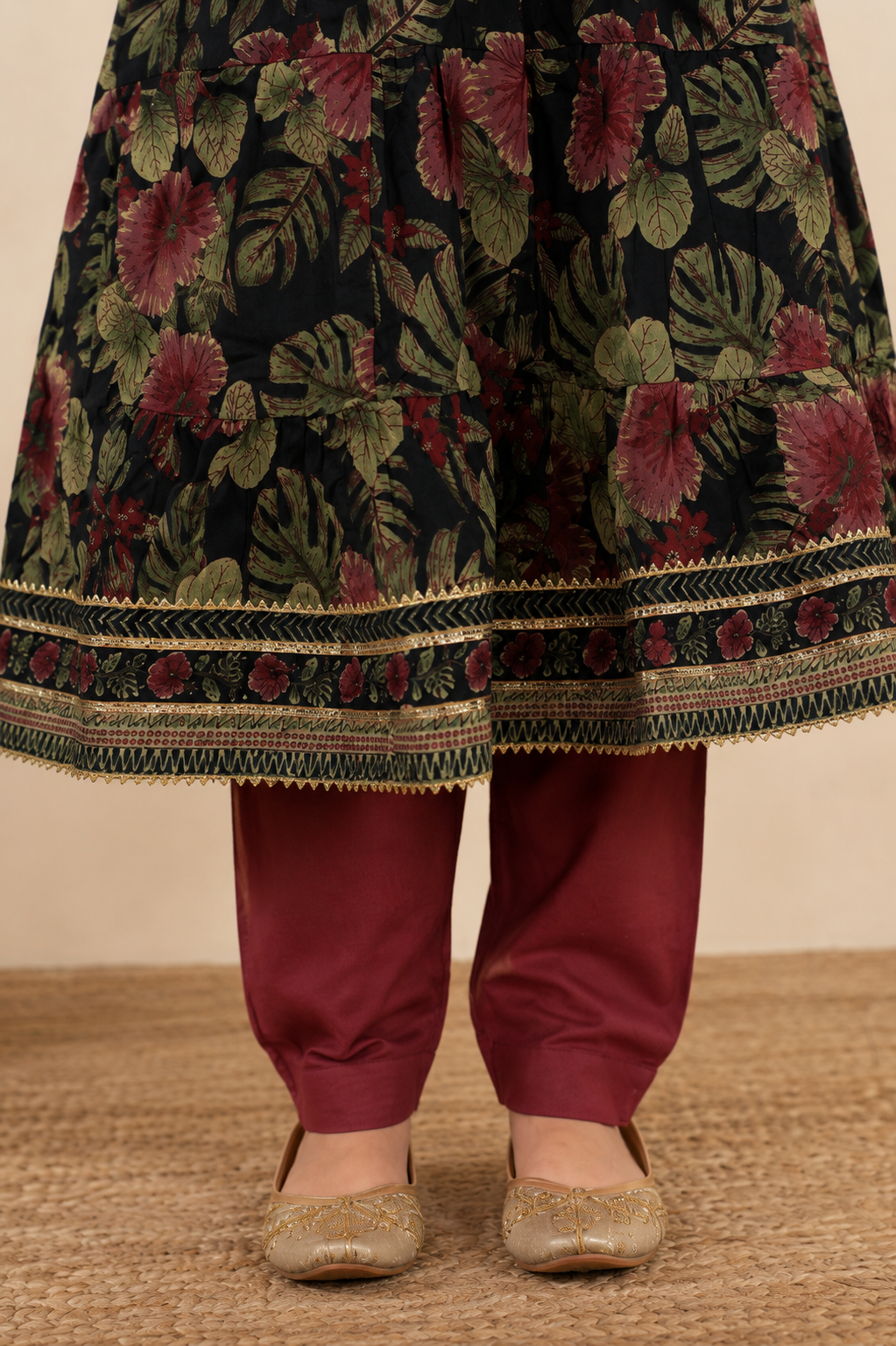 Navy Blue Kurta Pant Dupatta