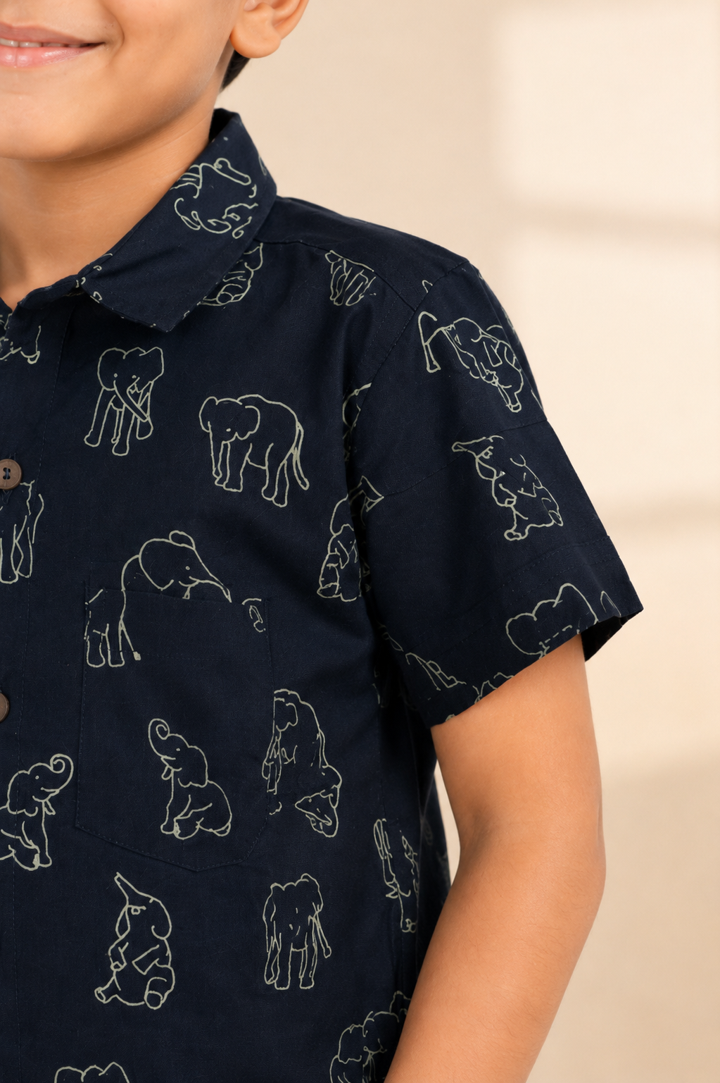 Navy Blue Shirt