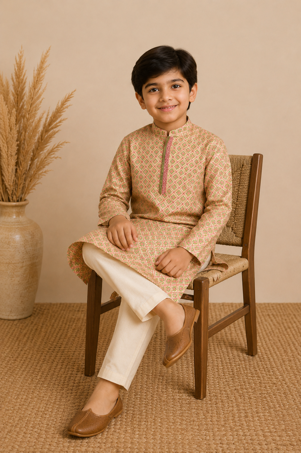 Olive Green Kurta