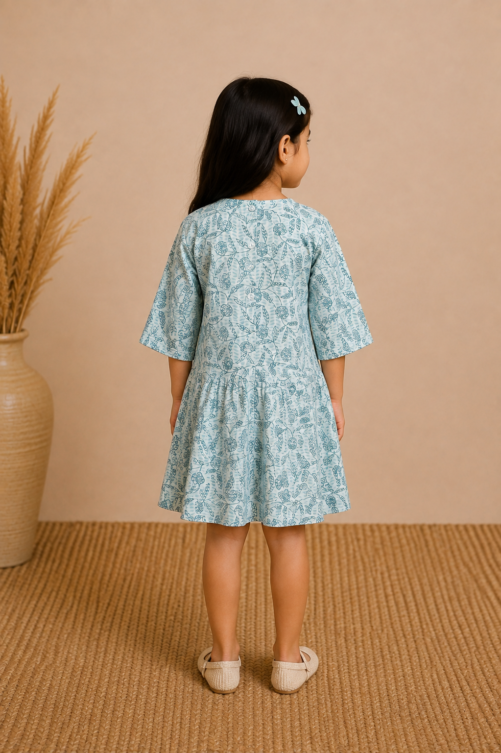Powder Blue Frock