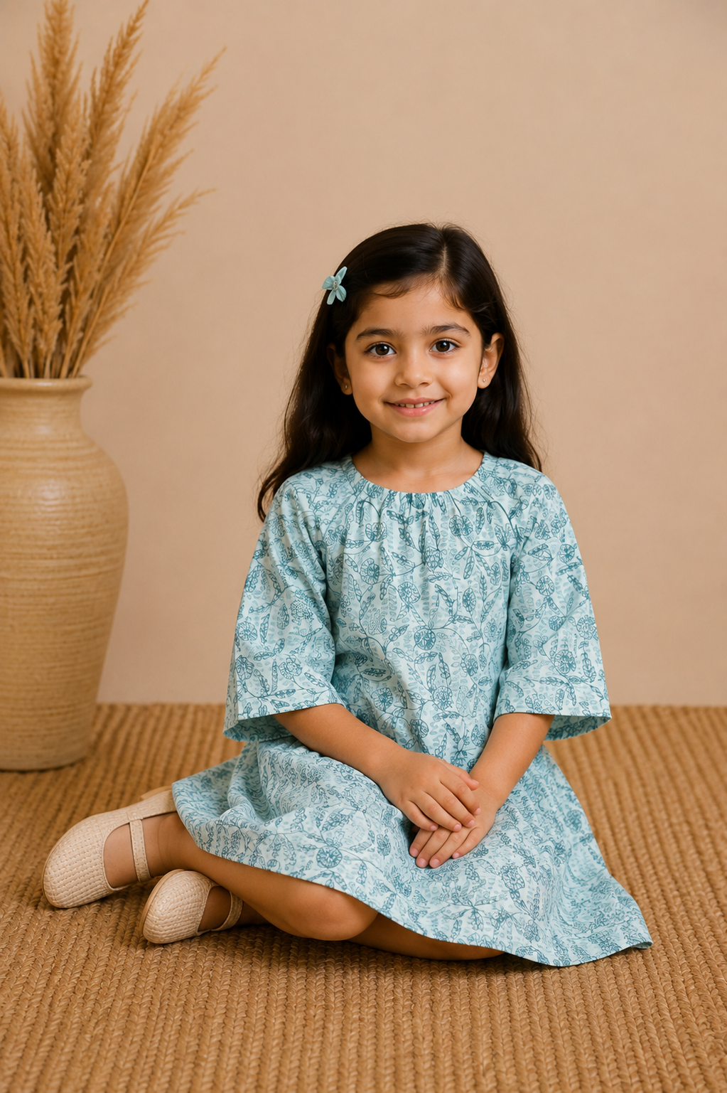 Powder Blue Frock