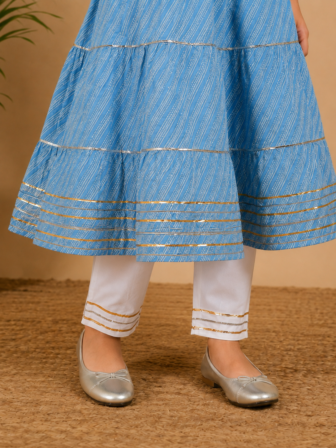 Powder Blue Kurta Pant Dupatta