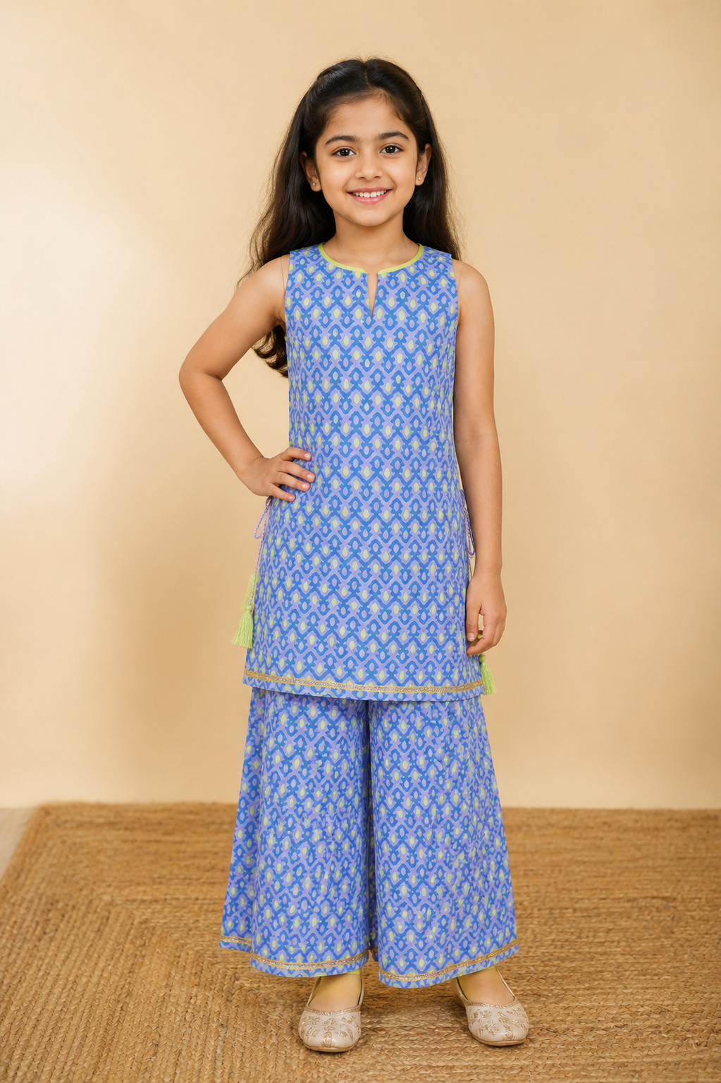 Periwinkle Blue Kurta Pant Dupatta
