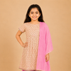 Beige Kurta Pant Dupatta