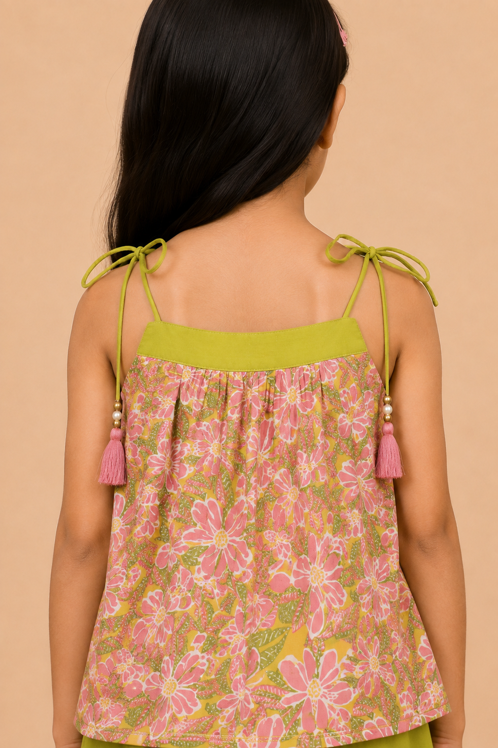 Lime Green Kurta Sharara Dupatta