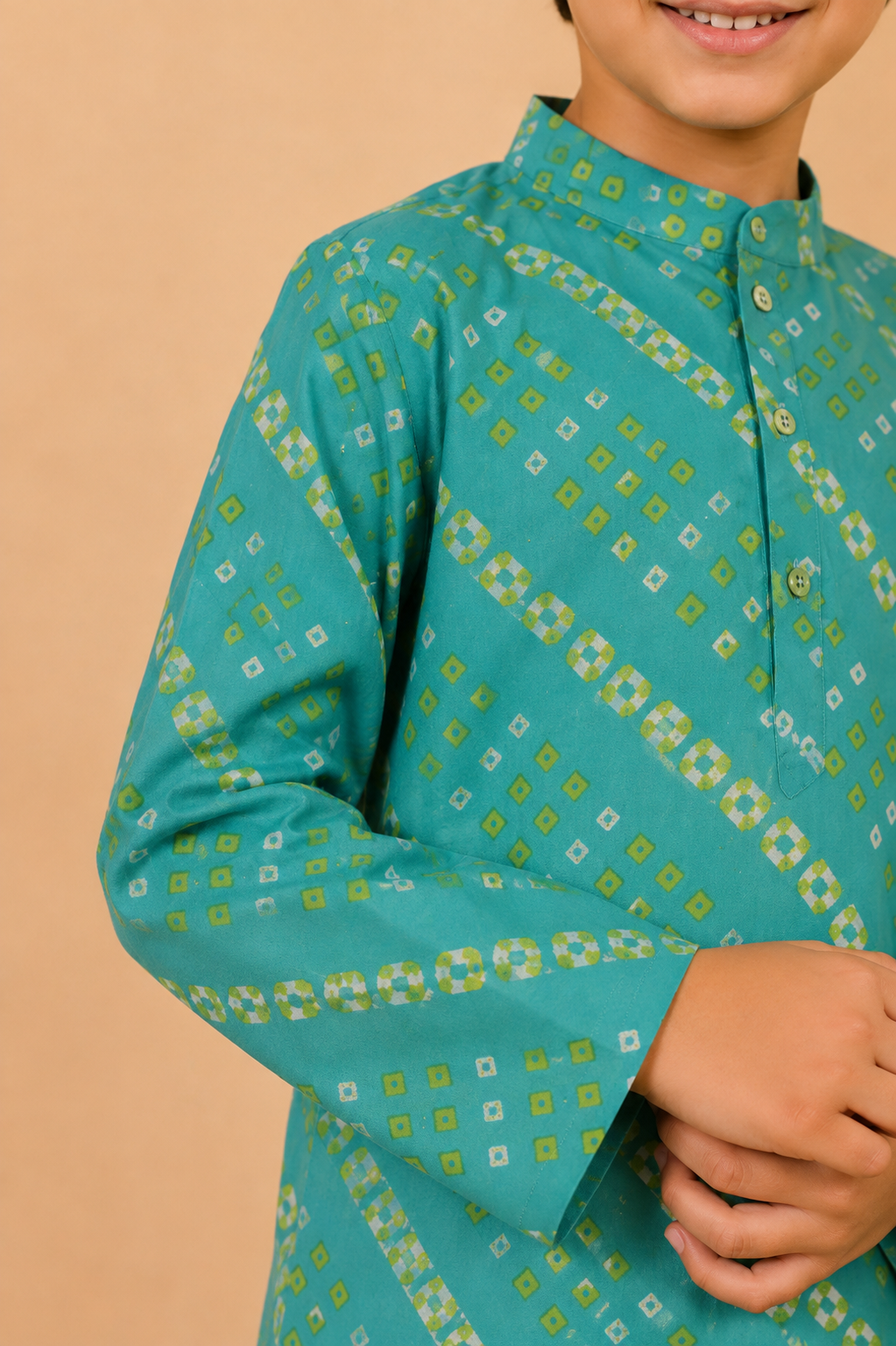 Teal Blue Kurta