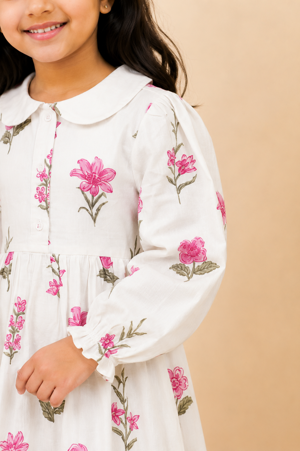 White & Pink Frock