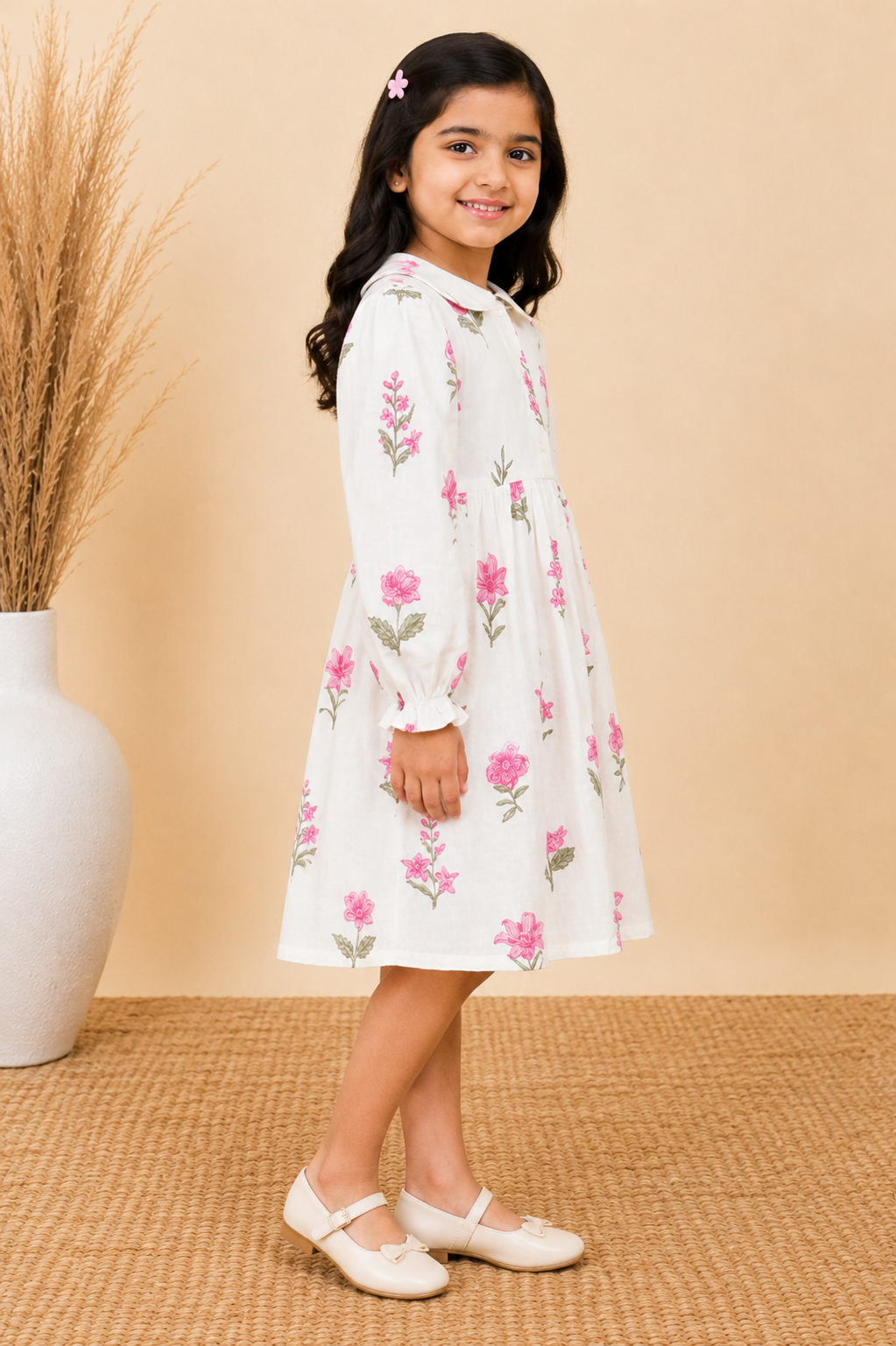 White & Pink Frock