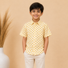 Cream & Mustard Yellow Shirt