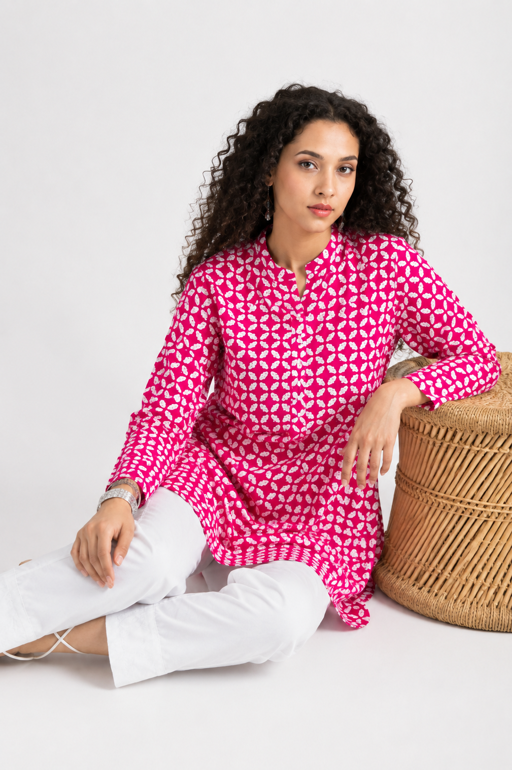Magenta Pink Kurta