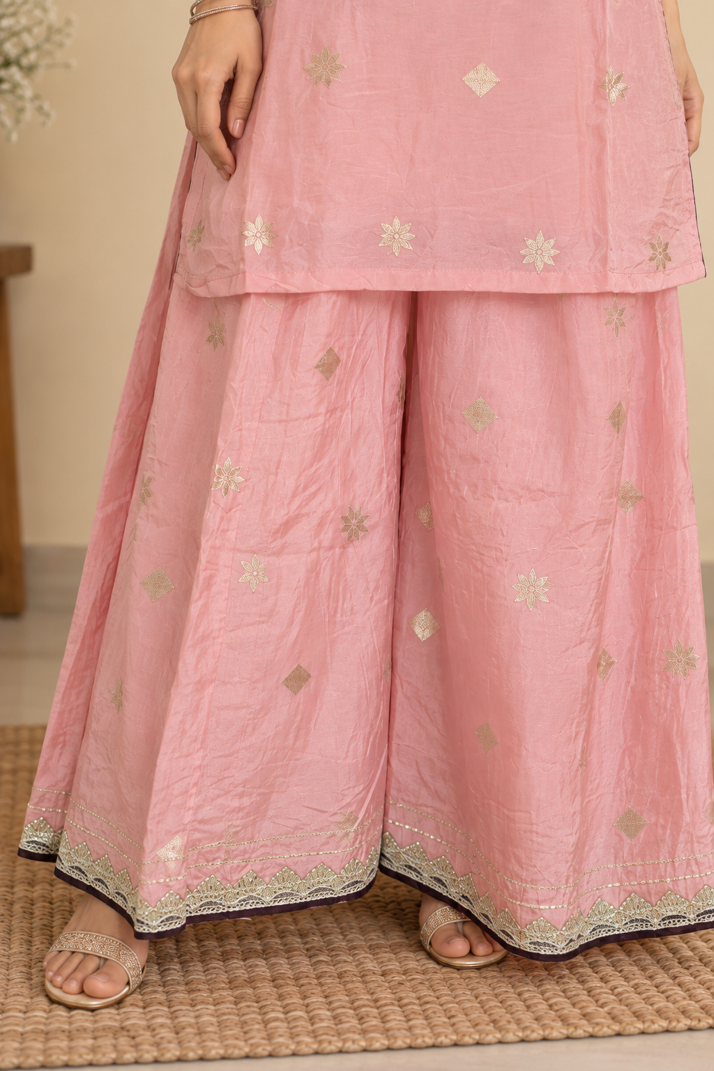 Blush Pink Complete Suit Set