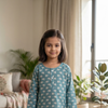 Muted Teal Blue Lounge Wear