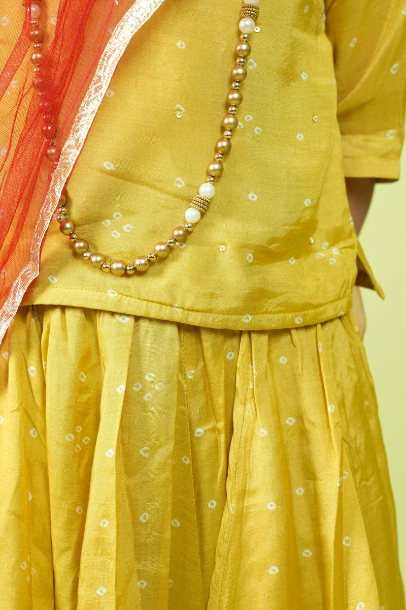 Girls blouse skirt Dupatta Set