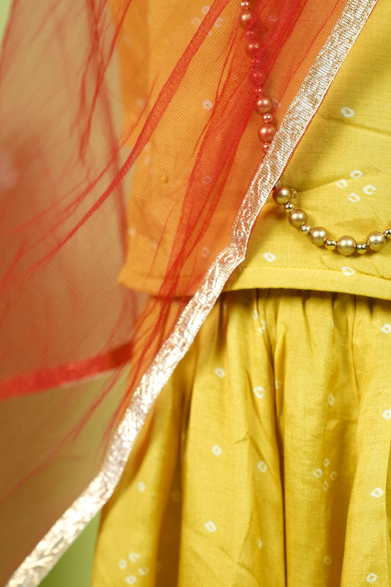 Girls blouse skirt Dupatta Set