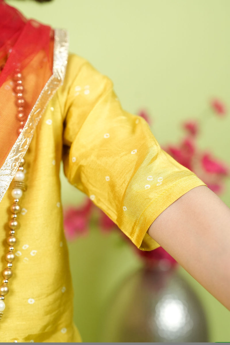 Girls blouse skirt Dupatta Set