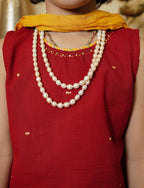 Charu girls kurta skirt Dupatta Set