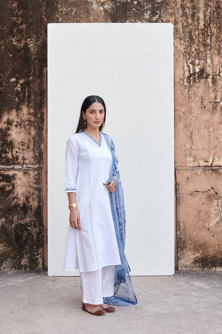 Blue Kota Doriya Dupatta