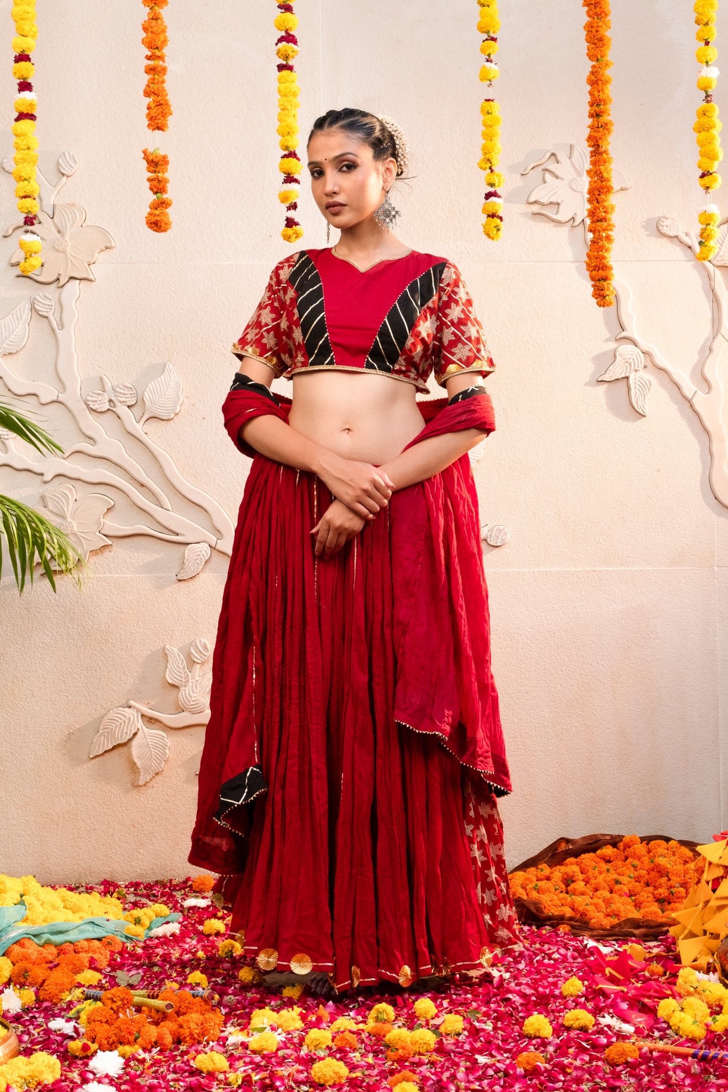 Moksha Lehenga, Choli with Dupatta